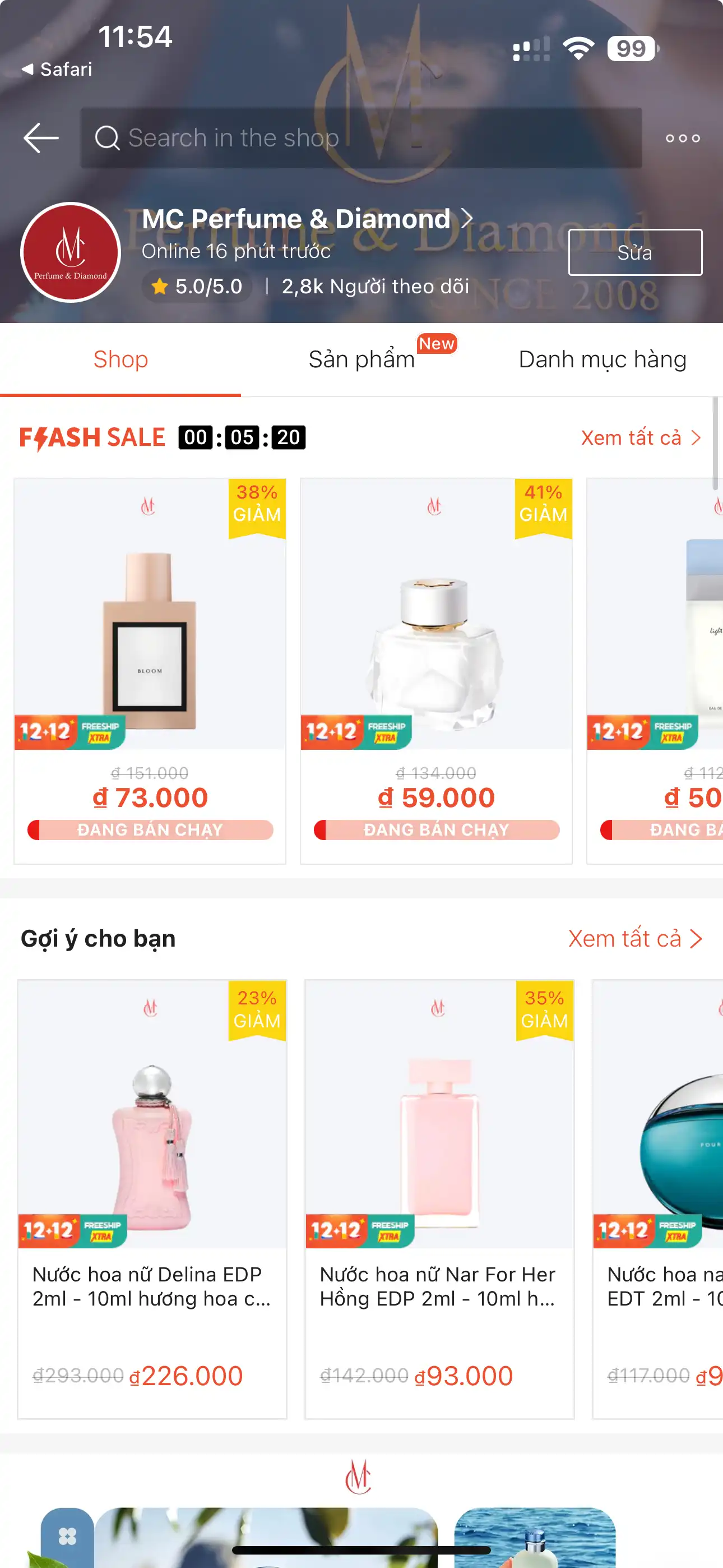 Lợi ích khi mua hàng trên Shopee tại MC Perfume