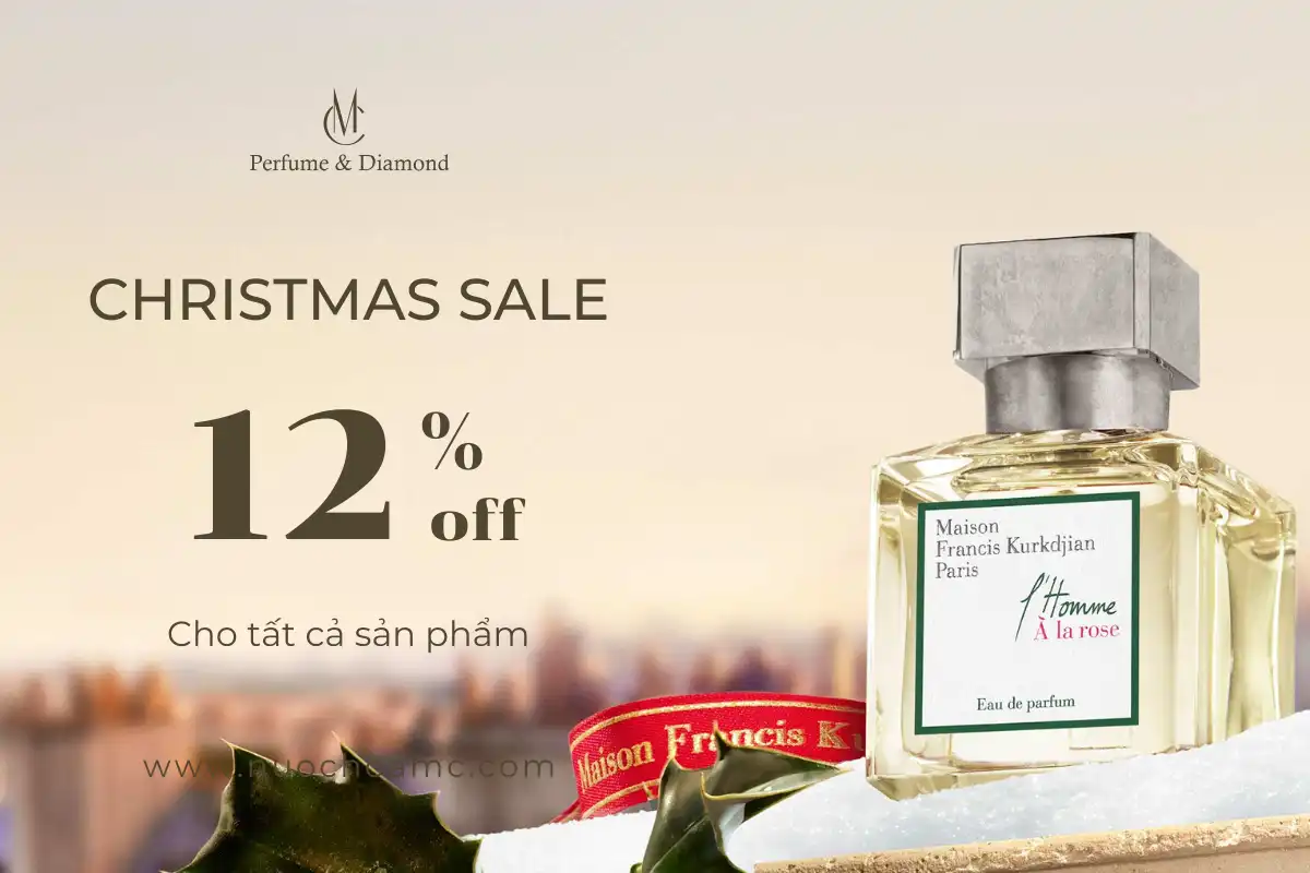 Giáng Sinh Ấm Áp Cùng MC Perfume: Giảm Giá Lên Đến 12% Cho Toàn Bộ Nước Hoa Pháp Chính Hãng