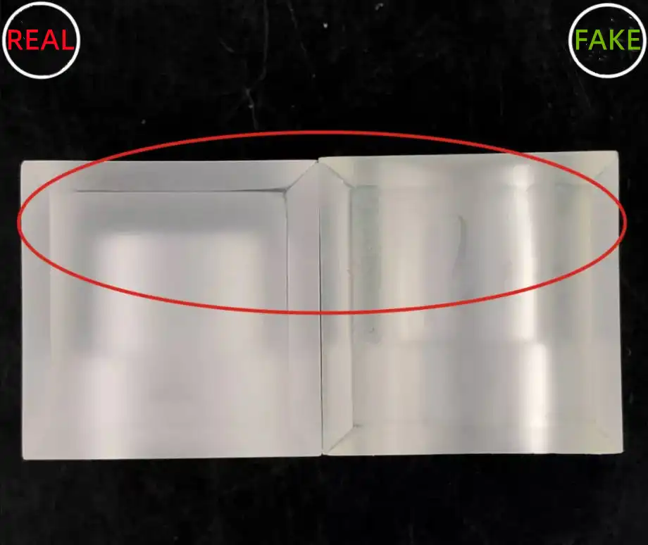 Cách phân biệt Chanel Chance Eau Tendre thật giả bằng Cấu trúc bên trong nắp chai