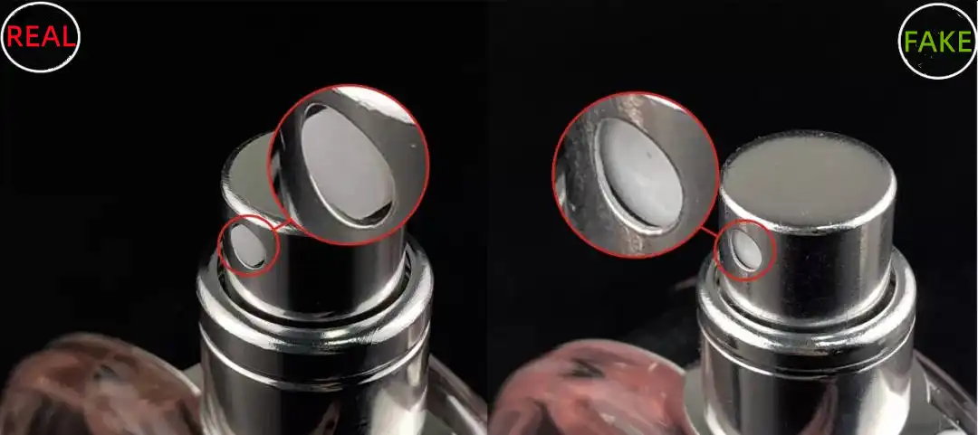Cách phân biệt Chanel Chance Eau Tendre thật giả bằng vòi xịt