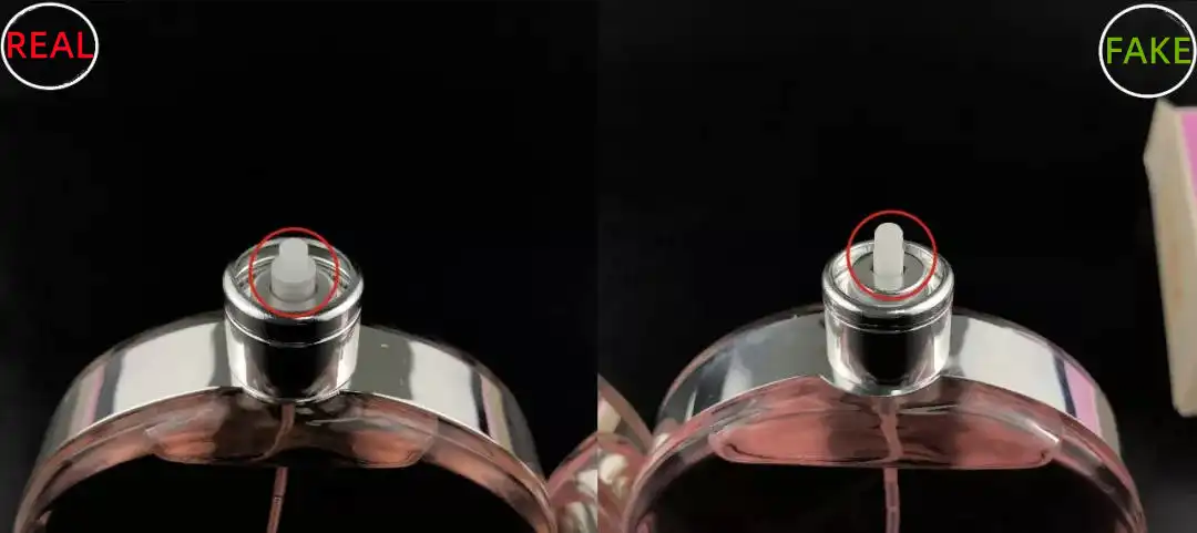 Cách phân biệt Chanel Chance Eau Tendre thật giả bằng Đầu vòi phun