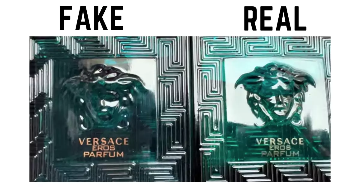 Cách Phân Biệt Nước Hoa Versace Eros Thật Giả bằng Thân Chai Nước Hoa