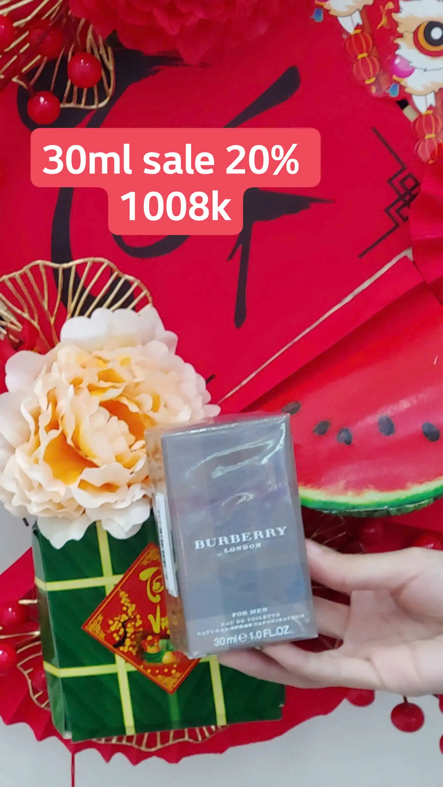 Nước hoa Pháp giảm giá 20%