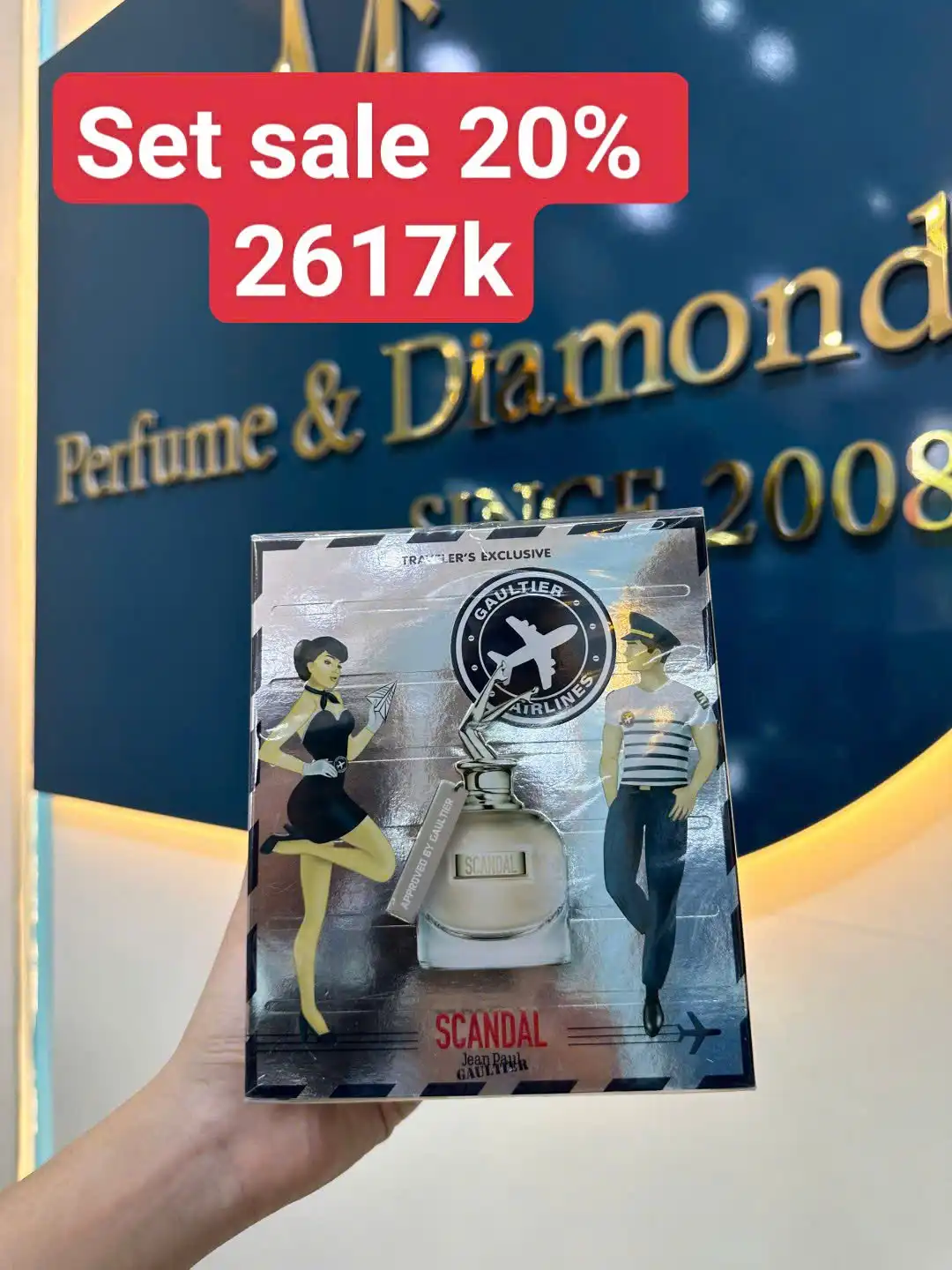 Nước hoa Pháp giảm giá 20%
