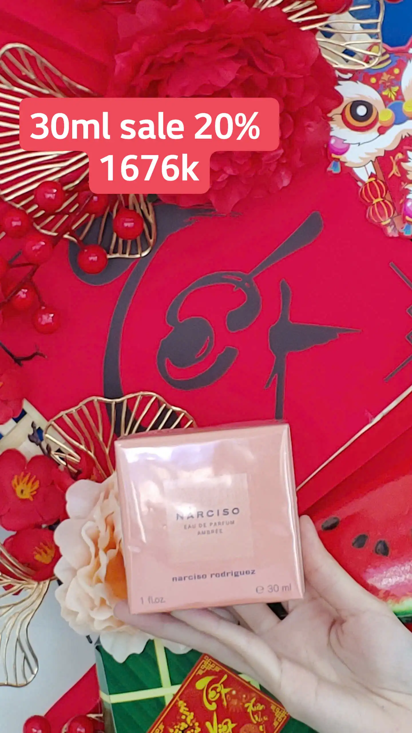 Nước hoa Pháp giảm giá 20%