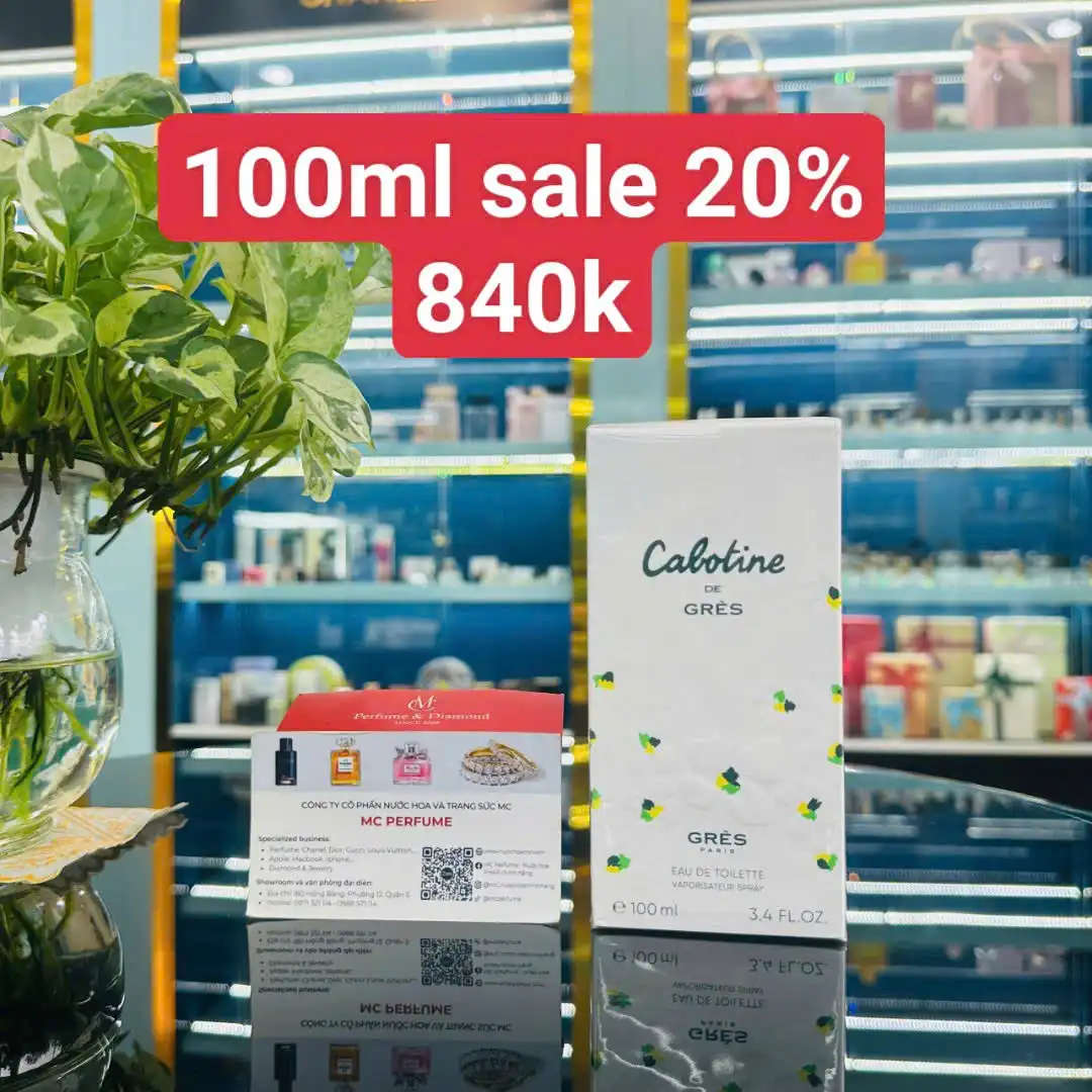 Nước hoa Pháp giảm giá 20%