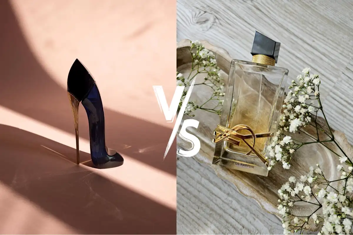 So Sánh Nước Hoa Hình Đôi Guốc Good Girl Và YSL Libre