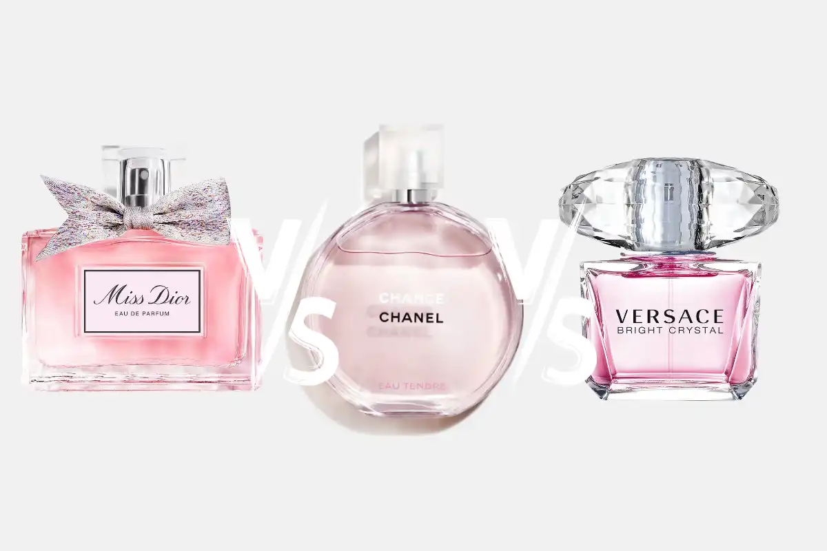 So Sánh Nước Hoa Chanel Chance, Miss Dior Và Versace Bright Crystal