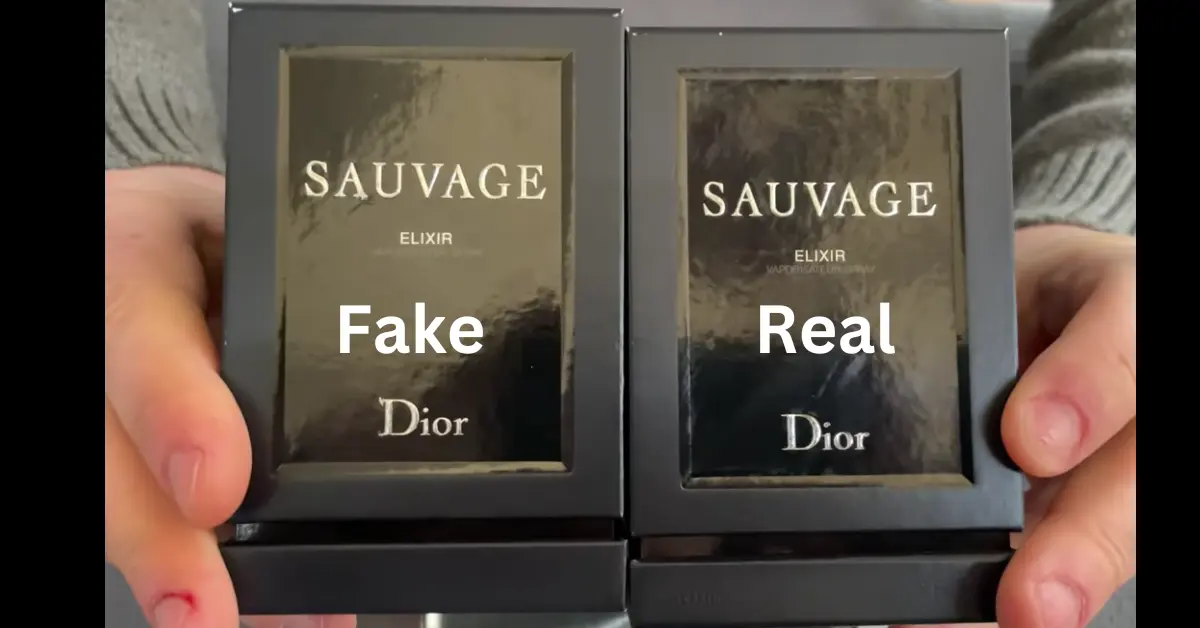 Cách phân biệt Dior Sauvage Elixir thật giả bằng Bên ngoài hộp