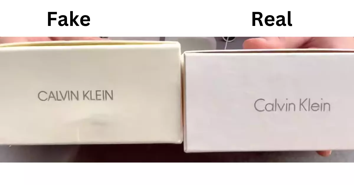 Quan Sát Văn Bản Trên Hộp Calvin Klein CK One