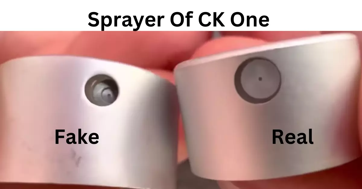 Sự Khác Biệt Ở Nắp Và Ống Xịt Calvin Klein CK One