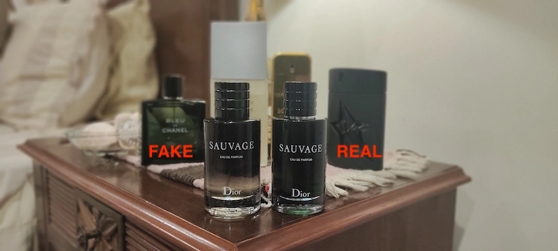 Chai Dior Sauvage thật và giả