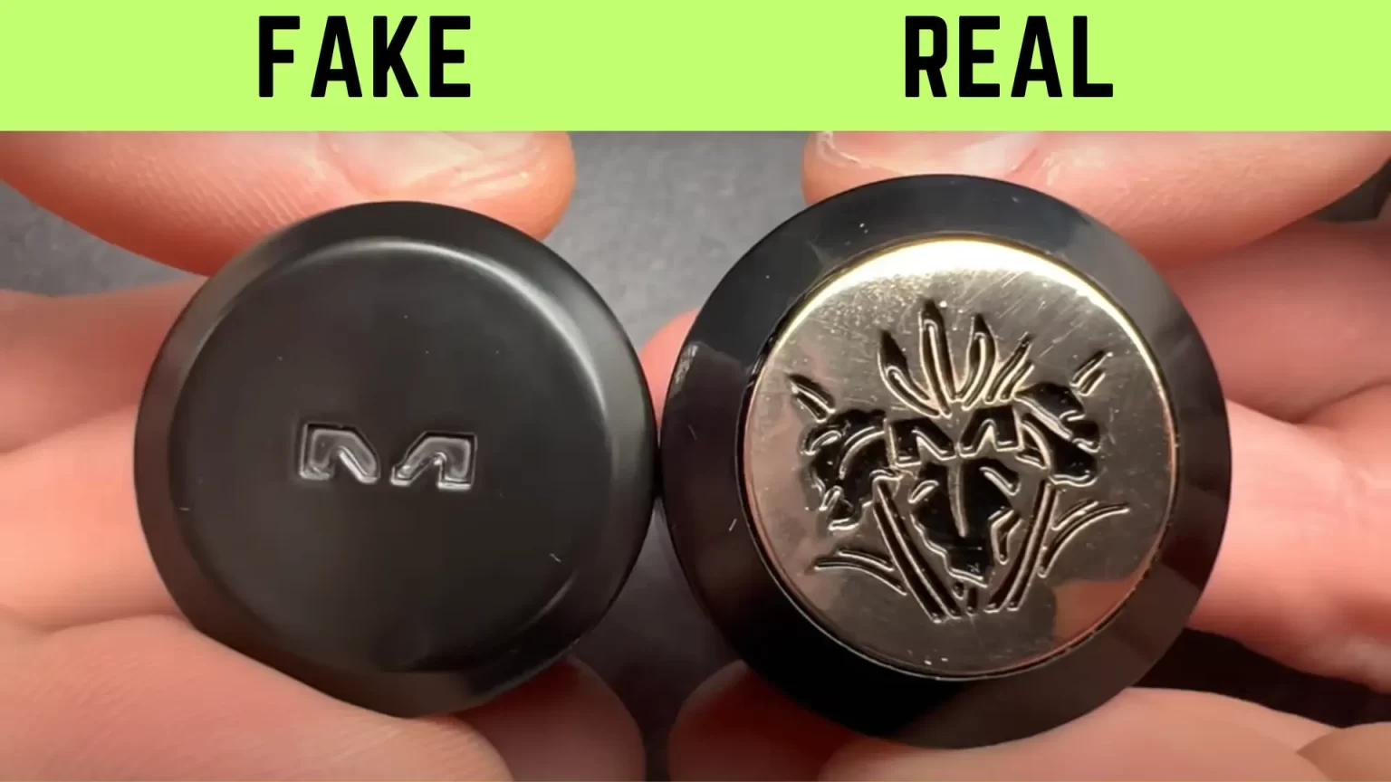 Sự khác biệt rõ rệt của nắp chai nước hoa Mancera Red Tobacco