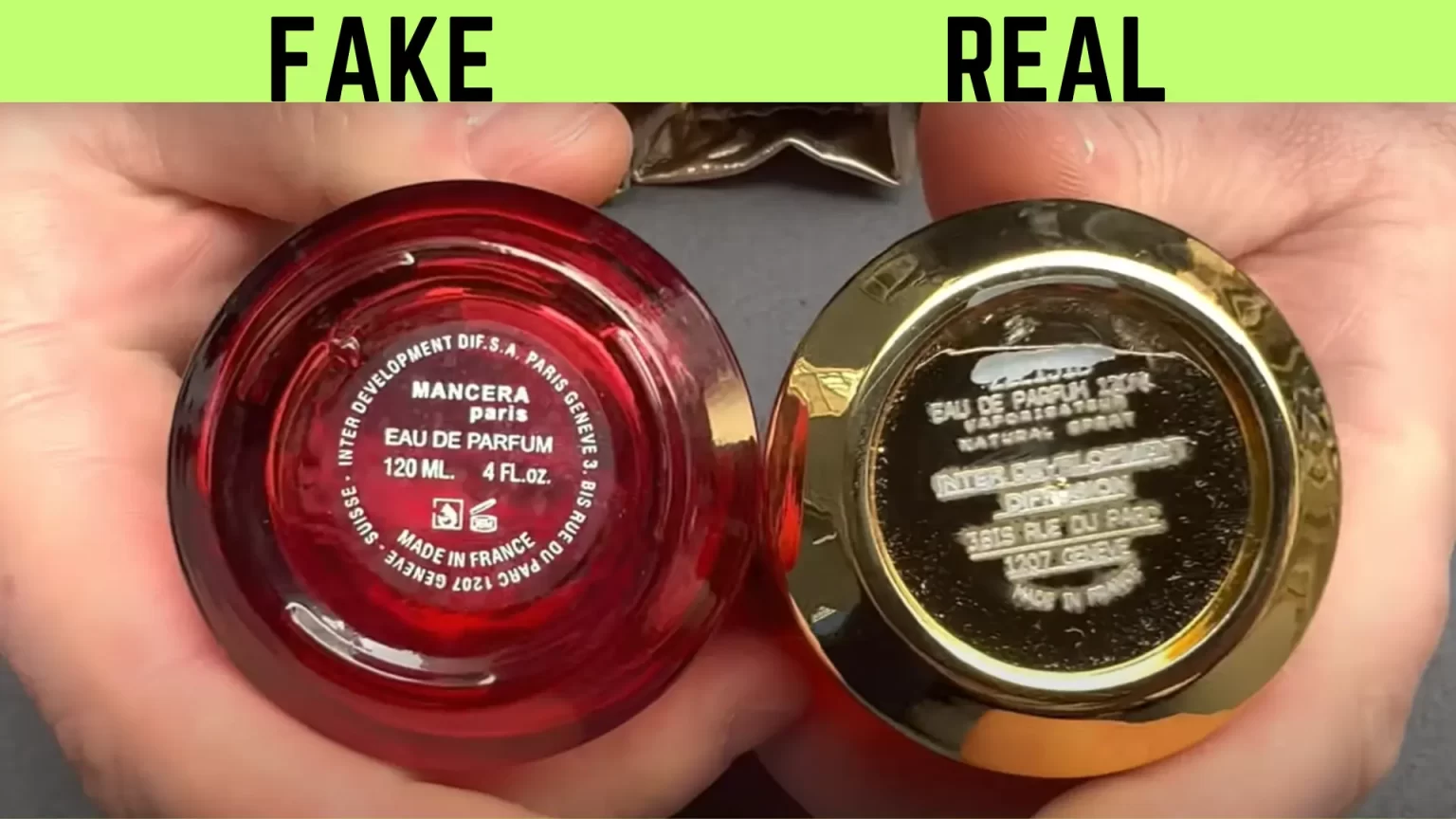 Đáy Chai nước hoa Mancera Red Tobacco