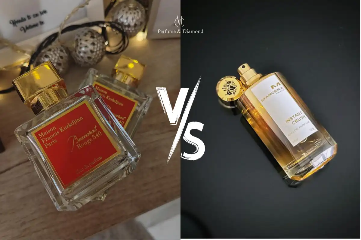 So Sánh Chi Tiết Baccarat Rouge 540 và Instant Crush