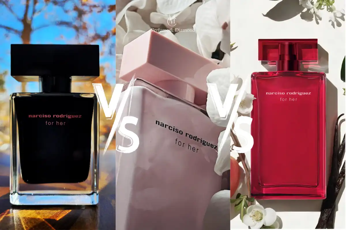 Nước Hoa Mới Narciso Rodriguez For Her Intense 2025 vs Bản Gốc Eau De Toilette & Eau De Parfum