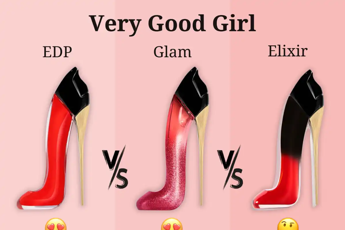 Very Good Girl (2021) vs. Very Good Girl Glam (2022) vs. Very Good Girl Elixir (2024)