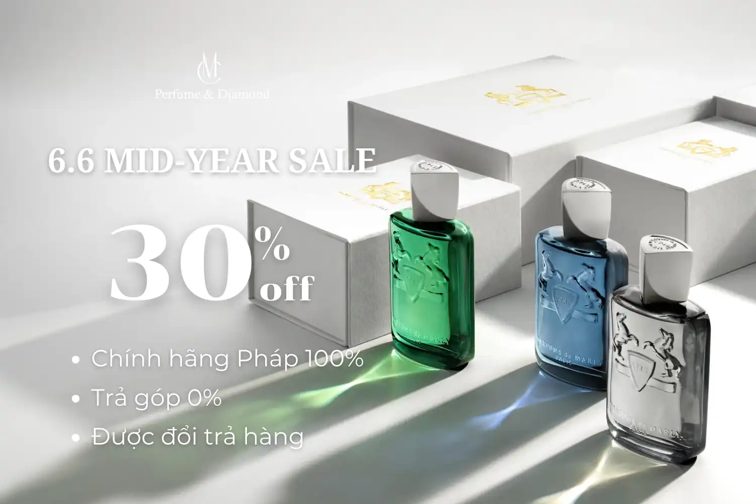 6/6 Mid-Year Sale - MC Perfume Giảm 30% Nước Hoa Chiết Tại Showroom Quận 5 Và Gò Vấp