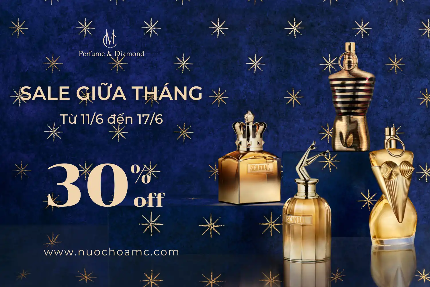 Siêu Sale Giữa Tháng 15/6: Giảm 30% Cho Nước Hoa Pháp Chính Hãng!