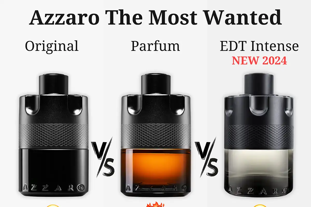 Azzaro The Most Wanted vs. Parfum vs. Intense