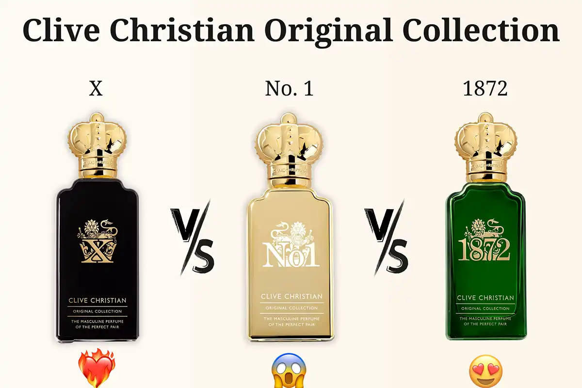 Clive Christian For Men X vs. No 1 vs. 1872