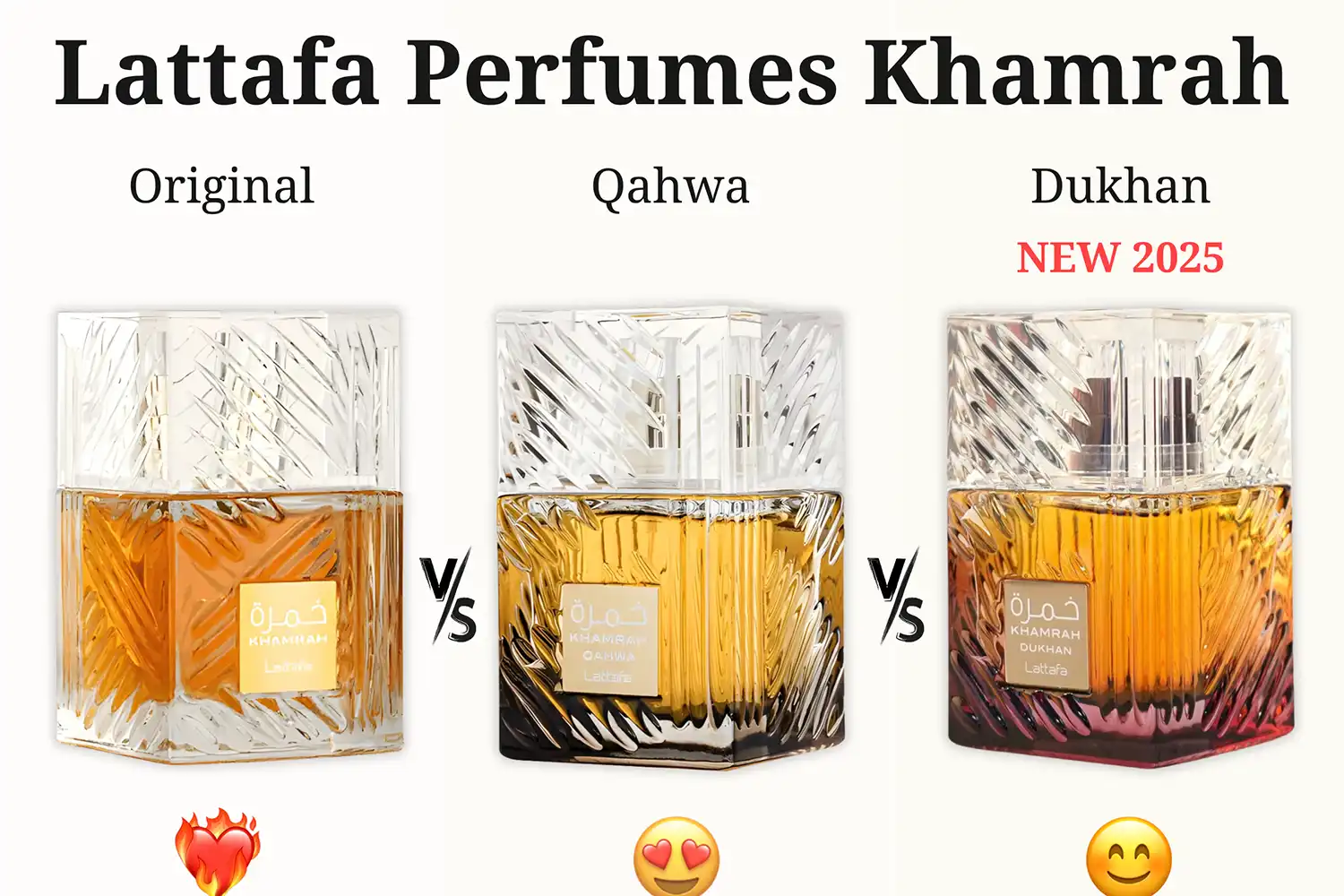 So Sánh Và Đánh Giá Chi Tiết Nước Hoa Lattafa Khamrah vs. Qahwa vs. Dukhan