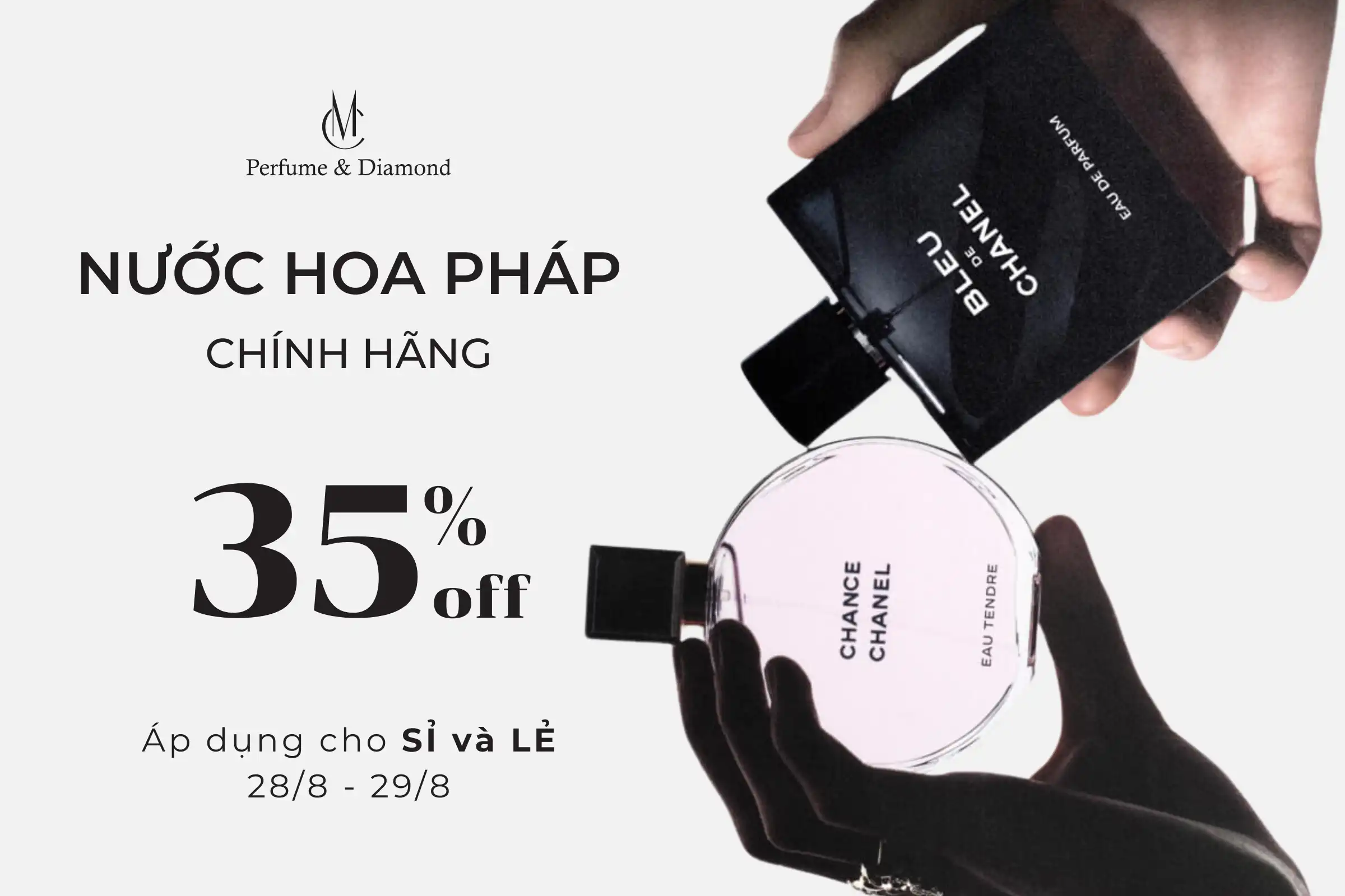 Sale Off 35% - Nước Hoa Pháp Chính Hãng, Xuất VAT