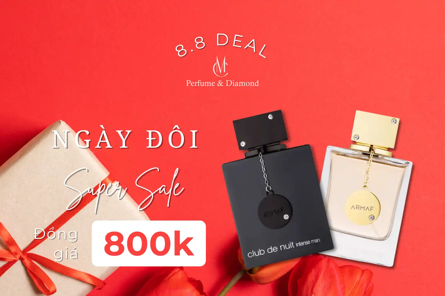 Chỉ Trong 1 Ngày Duy Nhất 8/8, Bộ Đôi Armaf Club De Nuit Intense Man / Woman Chính Hãng Đồng Giá 800k