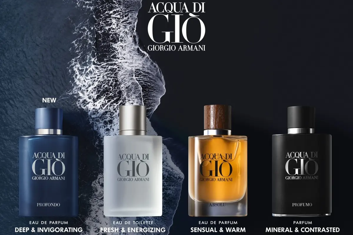 Dòng nước hoa Acqua Di Giò Giorgio Armani