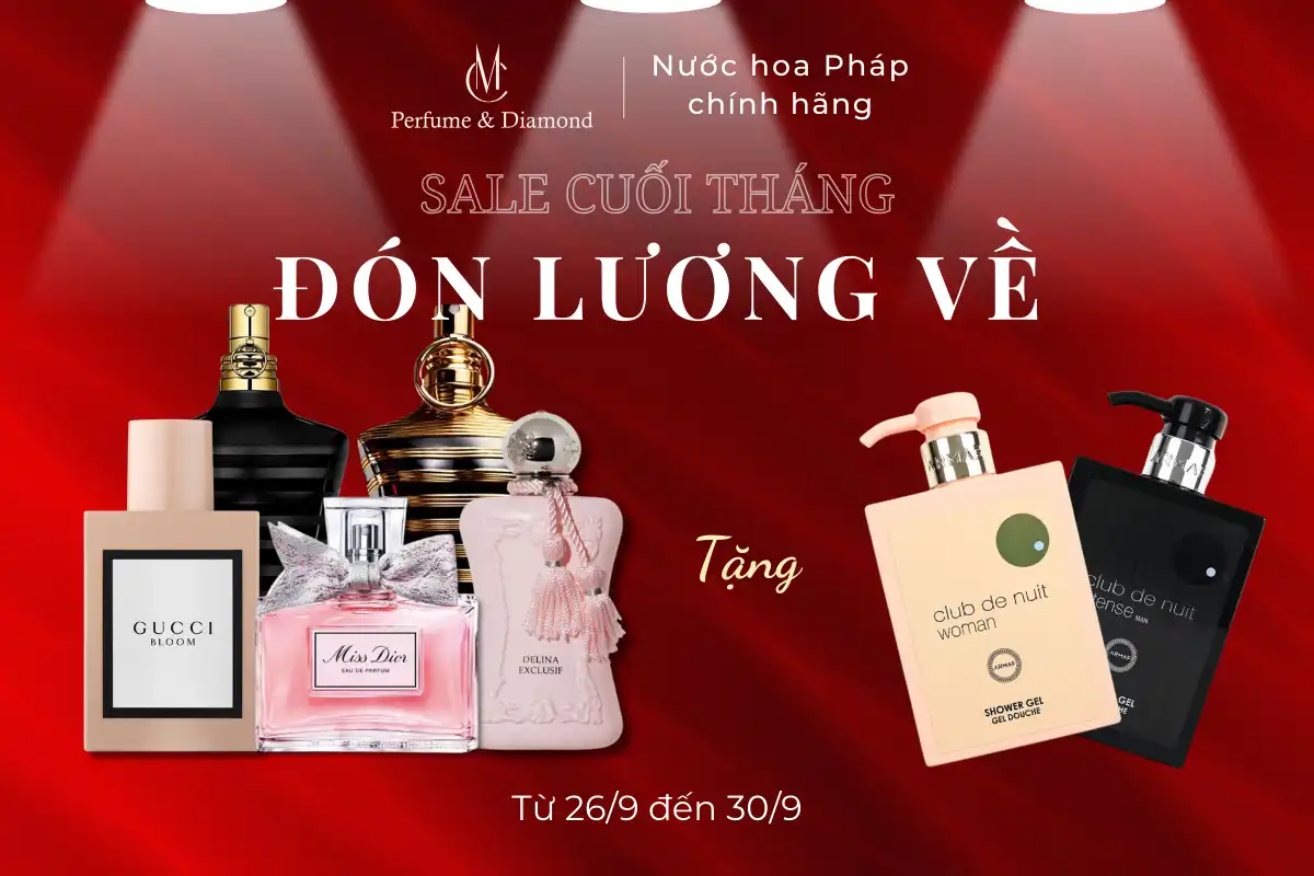 Ưu Đãi Cuối Tháng Cùng MC Perfume: Mua Nước Hoa, Tặng Kim Cương, Sữa Tắm Và Nhiều Quà Khủng Khác!