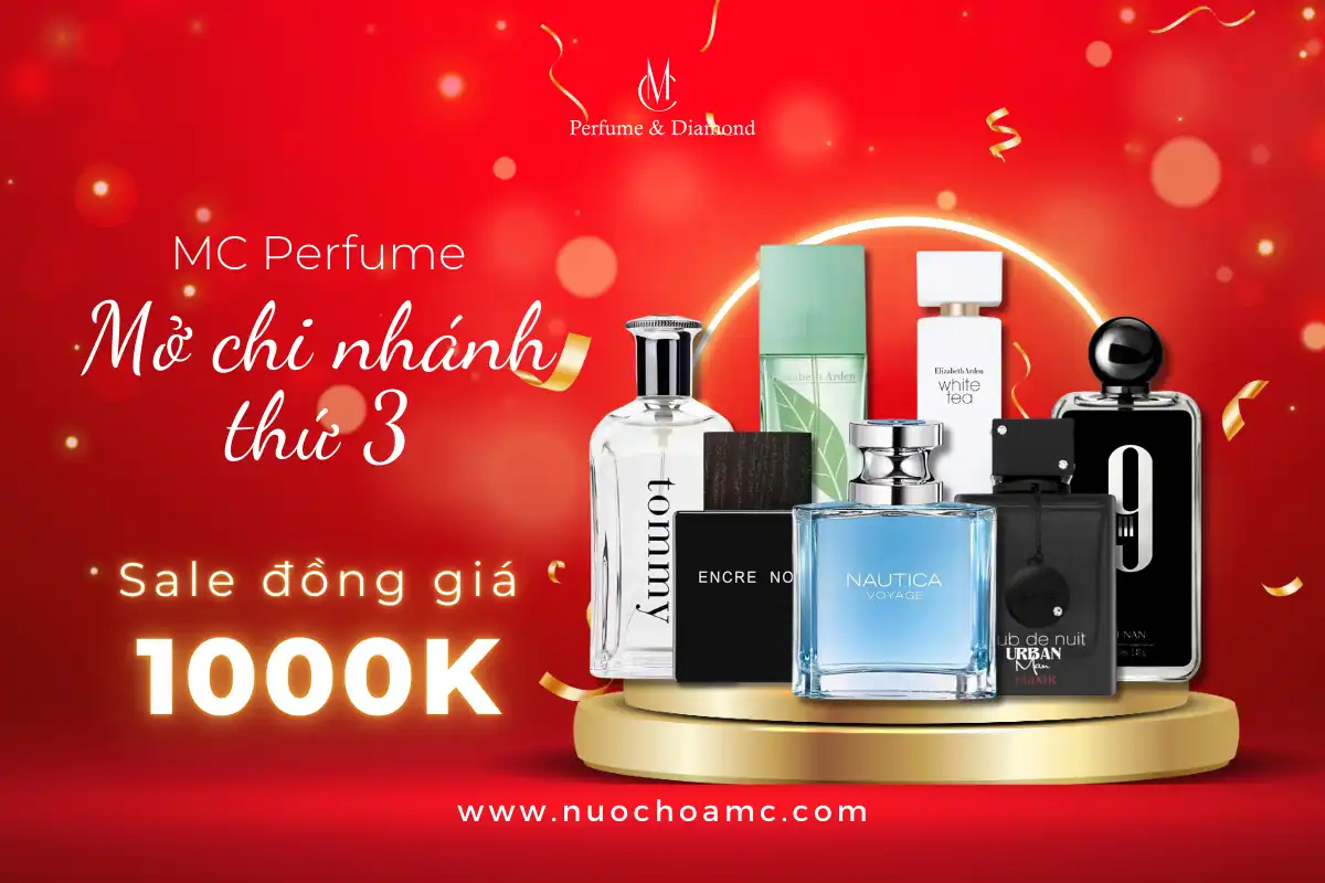 MC Perfume Khai Trương Chi Nhánh Mới Tại Quang Trung - Gò Vấp Với SALE NƯỚC HOA ĐỒNG GIÁ 1000K!