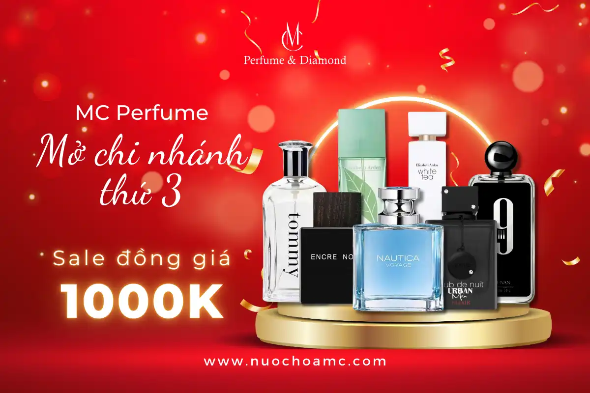 MC Perfume Khai Trương Chi Nhánh Mới Tại Quang Trung - Gò Vấp Với SALE NƯỚC HOA ĐỒNG GIÁ 1000K!