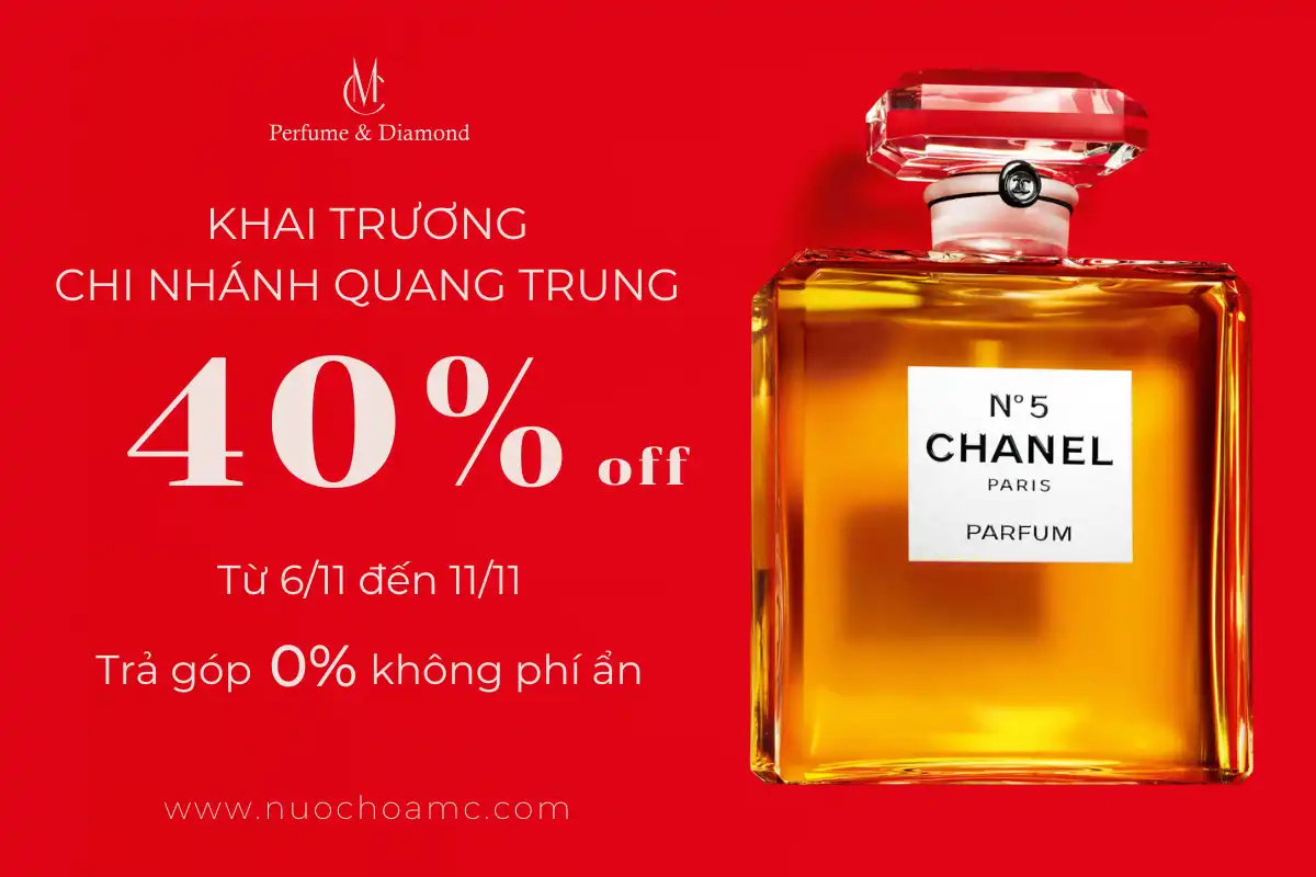 Mc Perfume Khai Trương Chi Nhánh Mới Tại Quang Trung, Gò Vấp - Nước Hoa Giảm Giá Sốc Lên Đến 40%