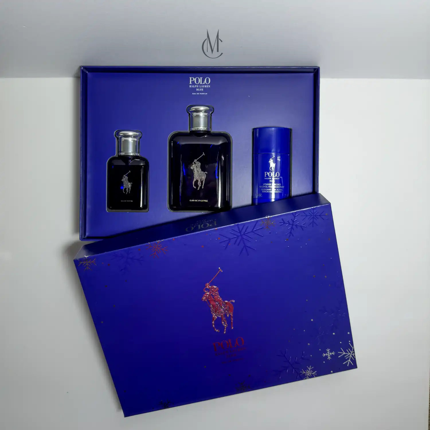 Hình 3 - Set nước hoa Ralph Lauren Polo Blue EDP 125ml + EDP 40ml + Lăn 75g
