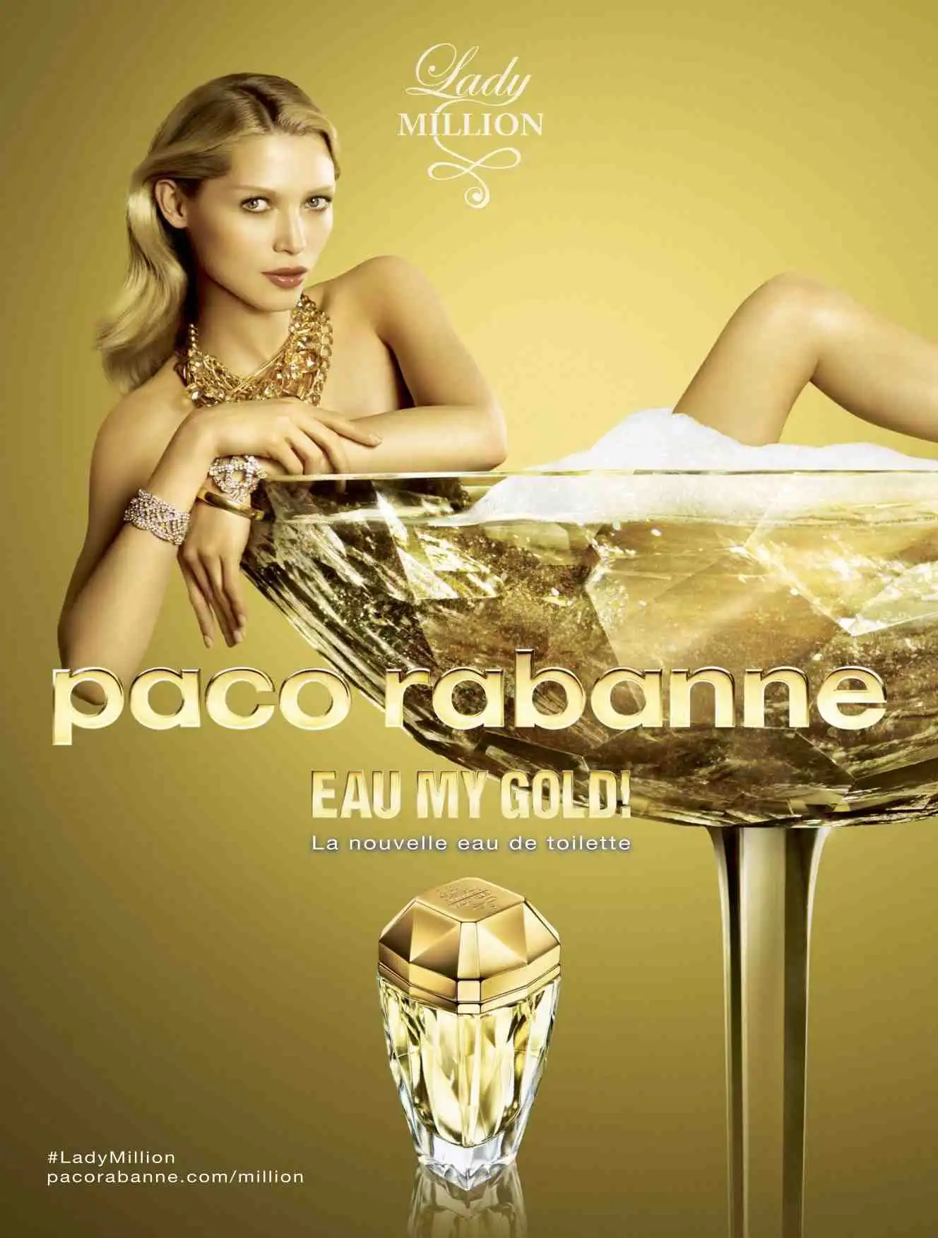 Hình 3 - Paco Rabanne Lady Million Eau My Gold EDT 80ml