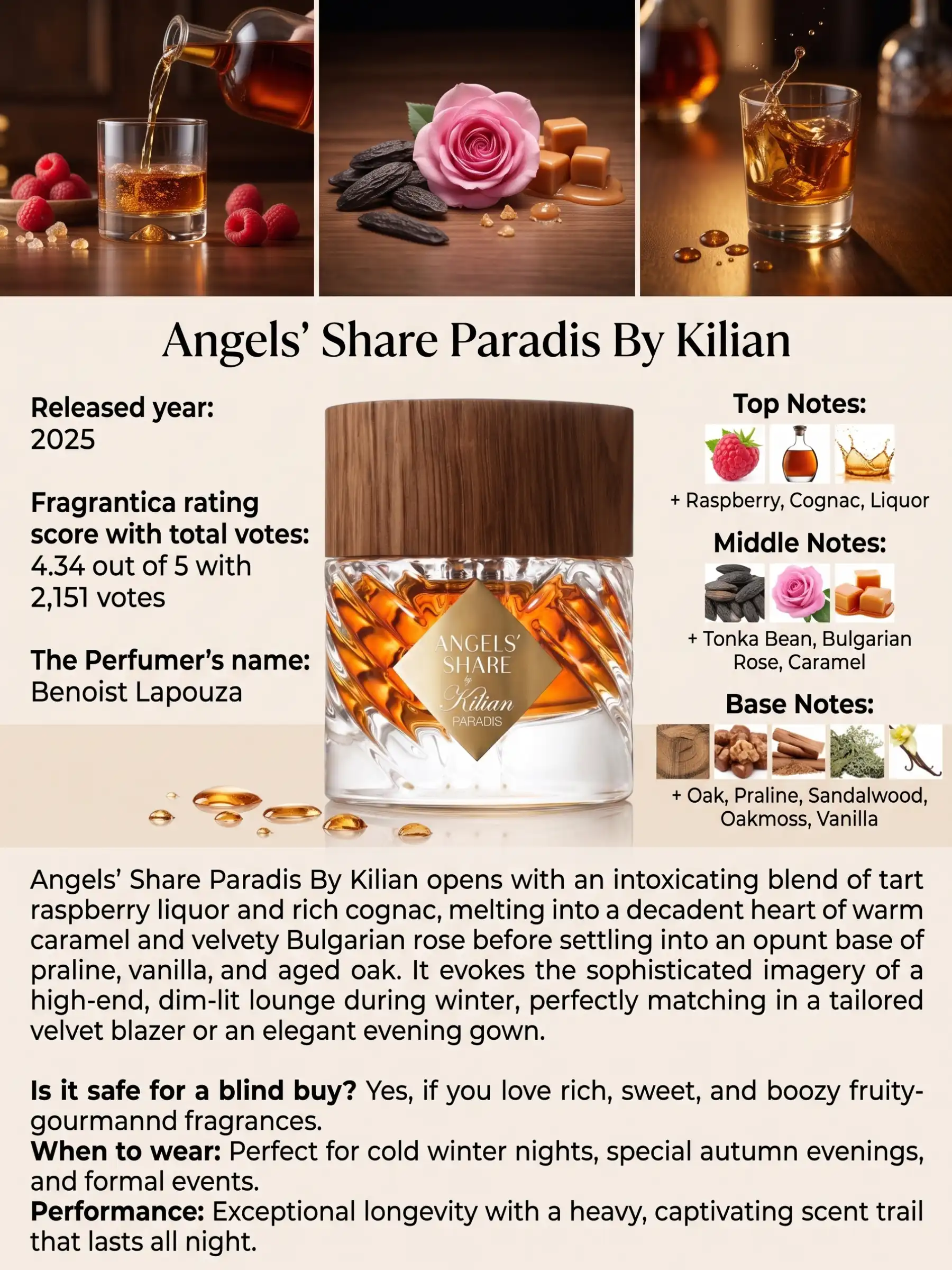 Hình 5 - Kilian Angels’ Share Paradis (2025) Extrait de Parfum 50ml