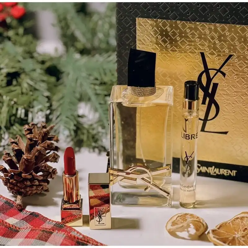 Hình 4 - Set Nước Hoa YSL Libre 90ml + 10ml + Son YSL 21