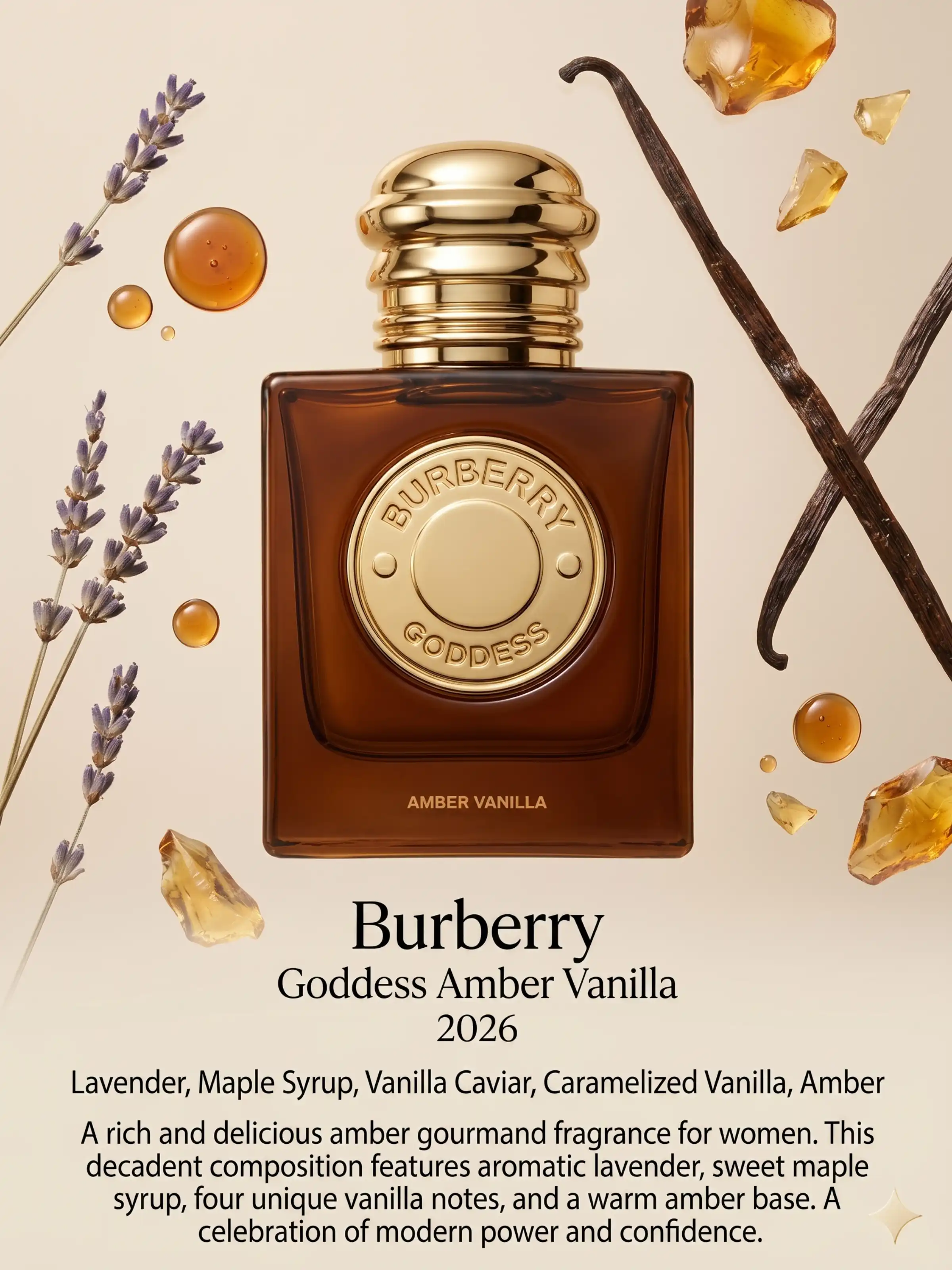 Hình 2 - Burberry Goddess Amber Vanilla (2026) Parfum 100ml