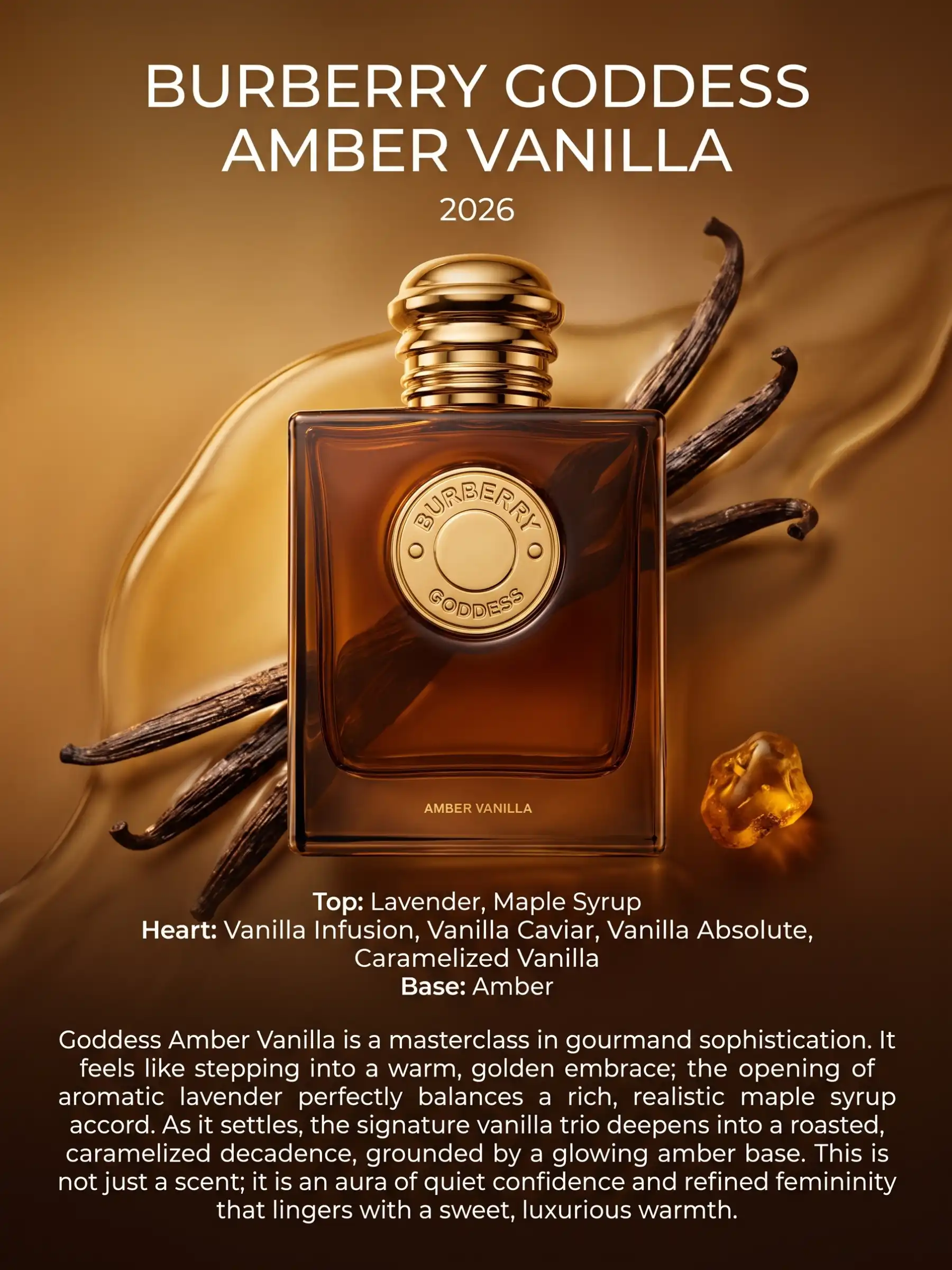Hình 5 - Burberry Goddess Amber Vanilla (2026) Parfum 100ml