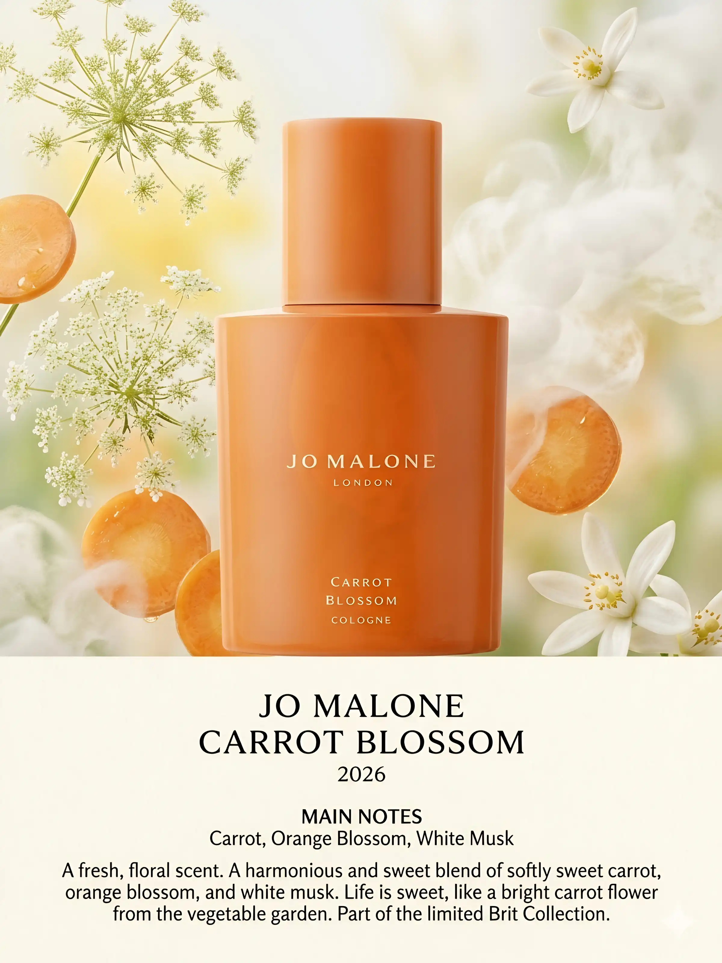 Jo Malone Carrot Blossom (2026) EDC - MC Perfume & Diamond: Công