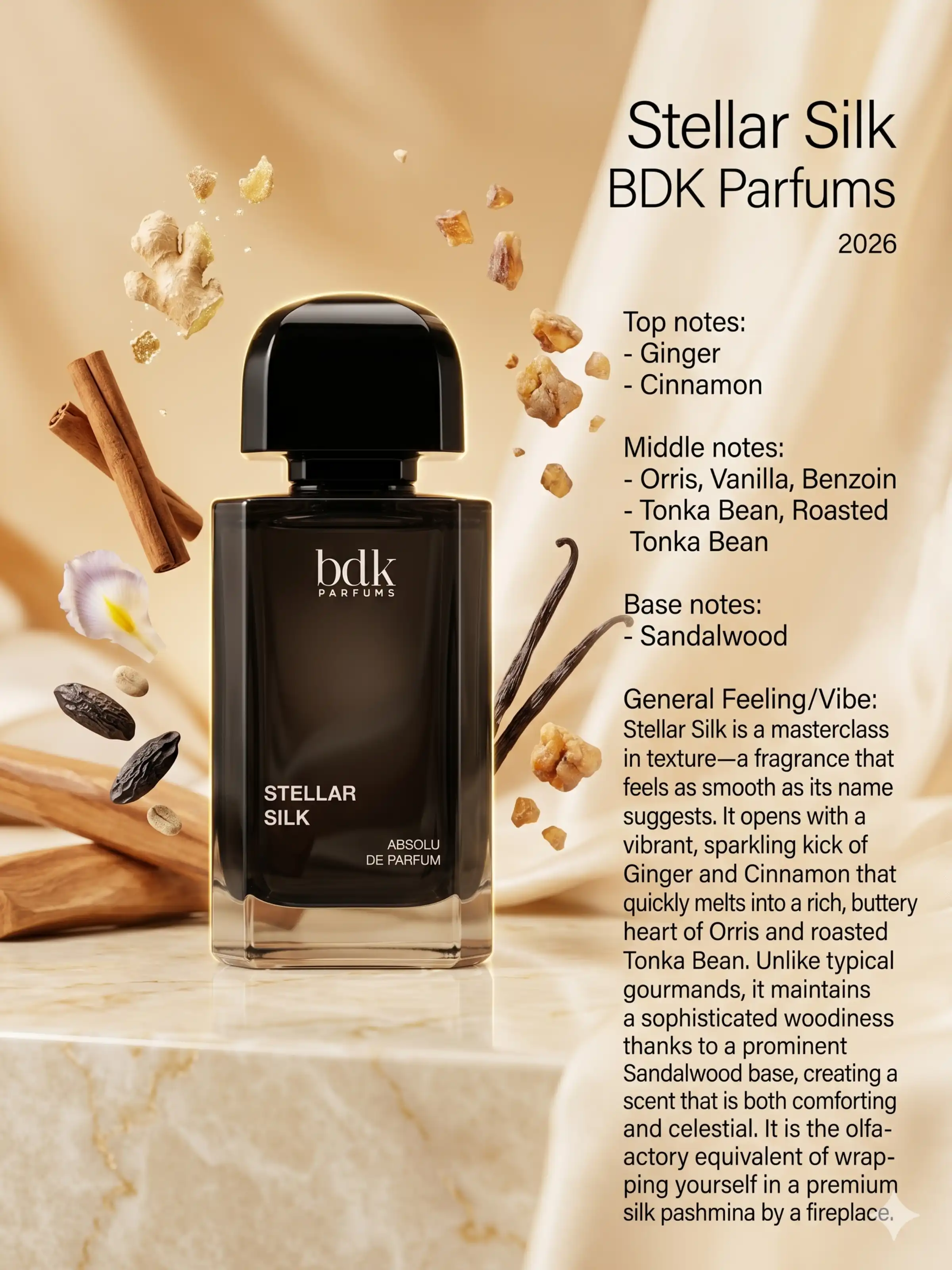 Hình 2 - BDK Parfums Stellar Silk (2026) Absolu De Parfum 100ml