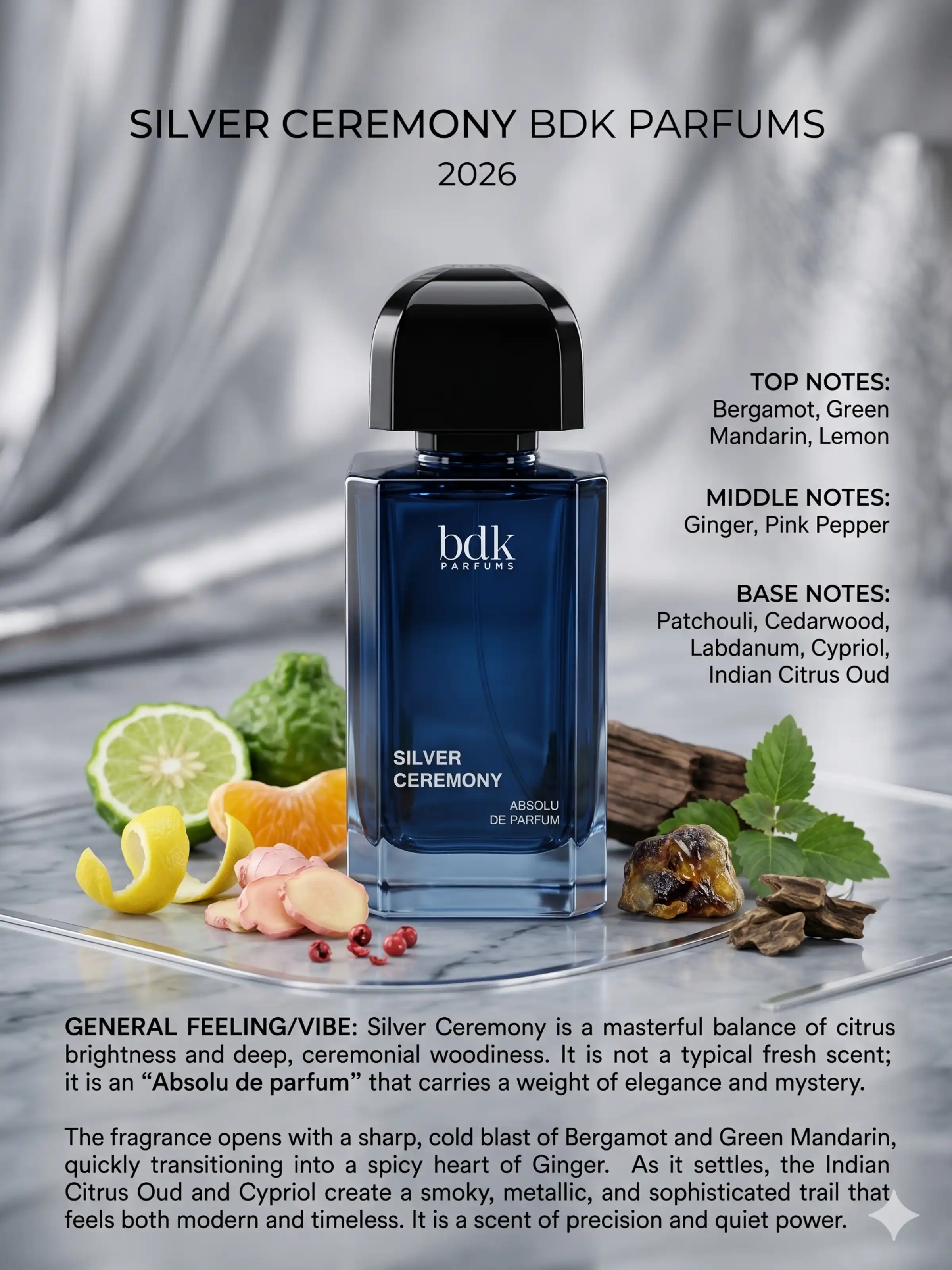 Hình 2 - BDK Parfums Silver Ceremony (2026) Absolu De Parfum 100ml