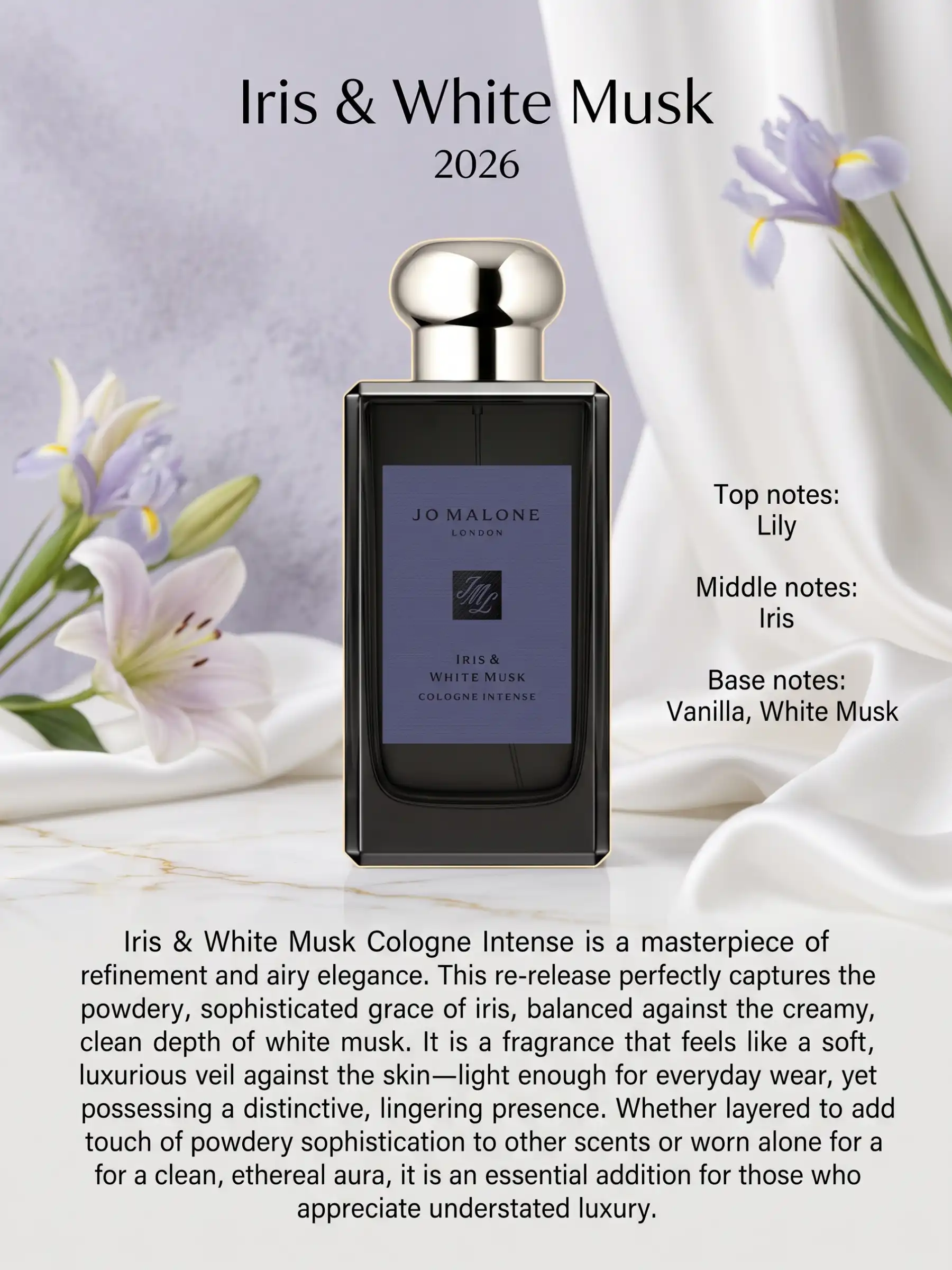 Hình 6 - Jo Malone Iris & White Musk (2026) Intense EDC 100ml