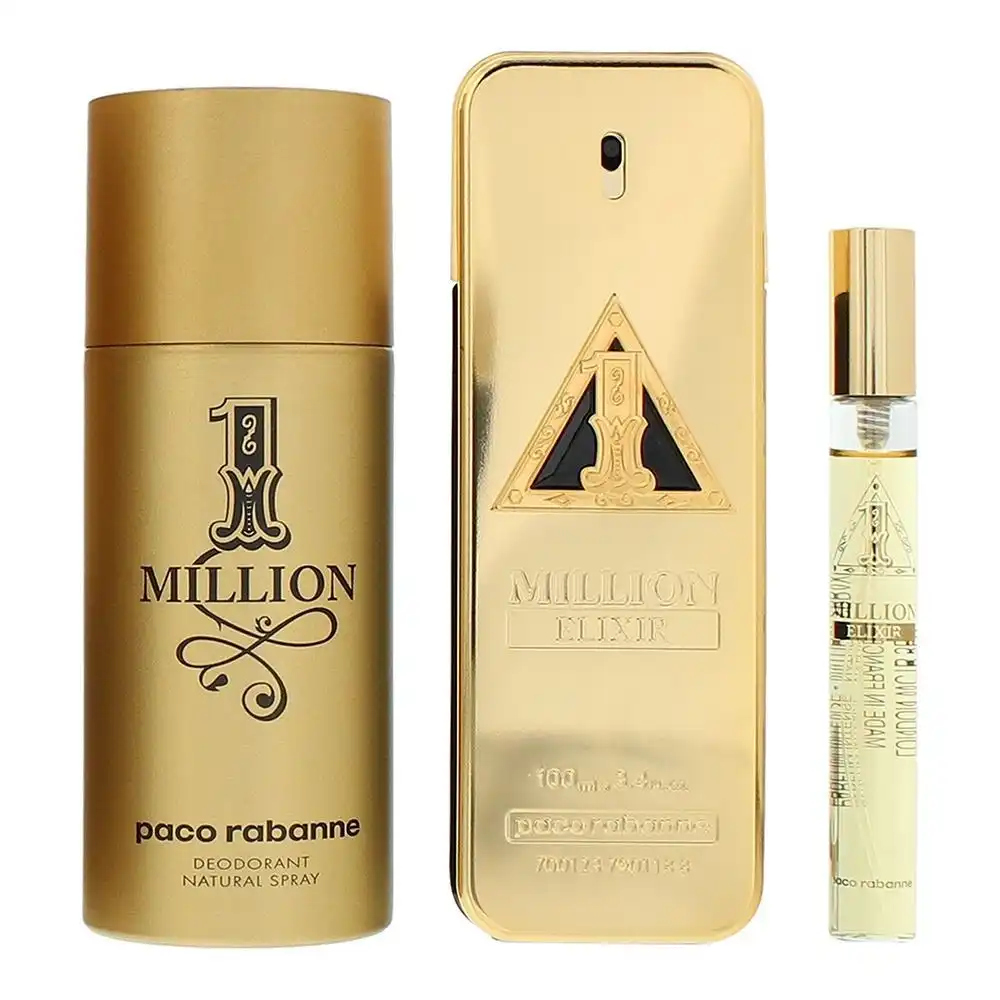 Hình 3 - Set Nước Hoa Paco Rabanne 1 Million Elixir 100ml + 10ml + Xịt khử mùi
