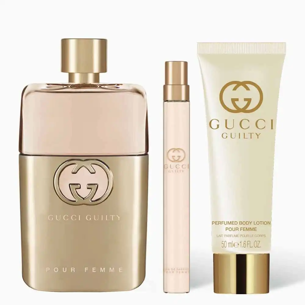 Hình 2 - Set Nước Hoa Gucci Guilty Pour Femme EDP 90ml + 10ml + Body Lotion 50ml