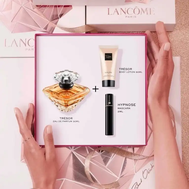Hình 4 - Set Nước Hoa Lancome Tresor EDP 30ml + 2ml Mascara + 50ml Body Lotion