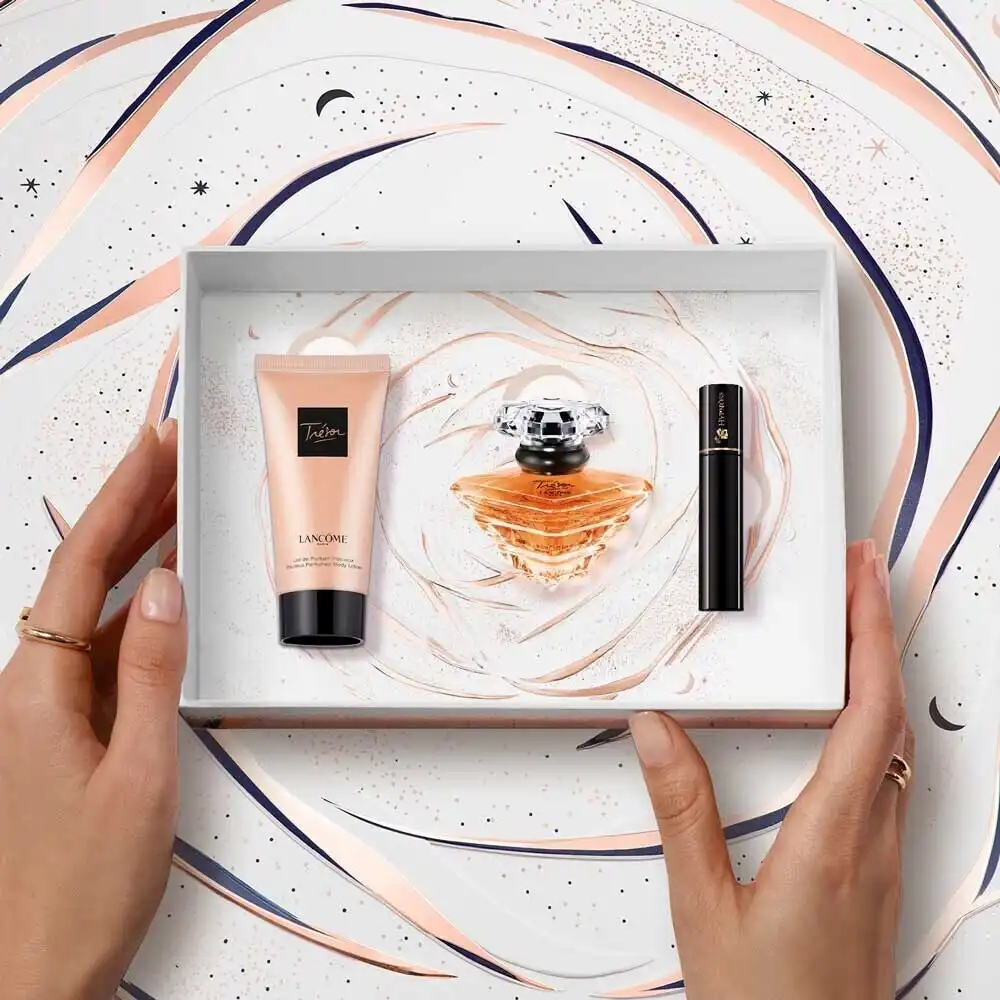 Hình 2 - Set Nước Hoa Lancome Tresor EDP 30ml + 2ml Mascara + 50ml Body Lotion