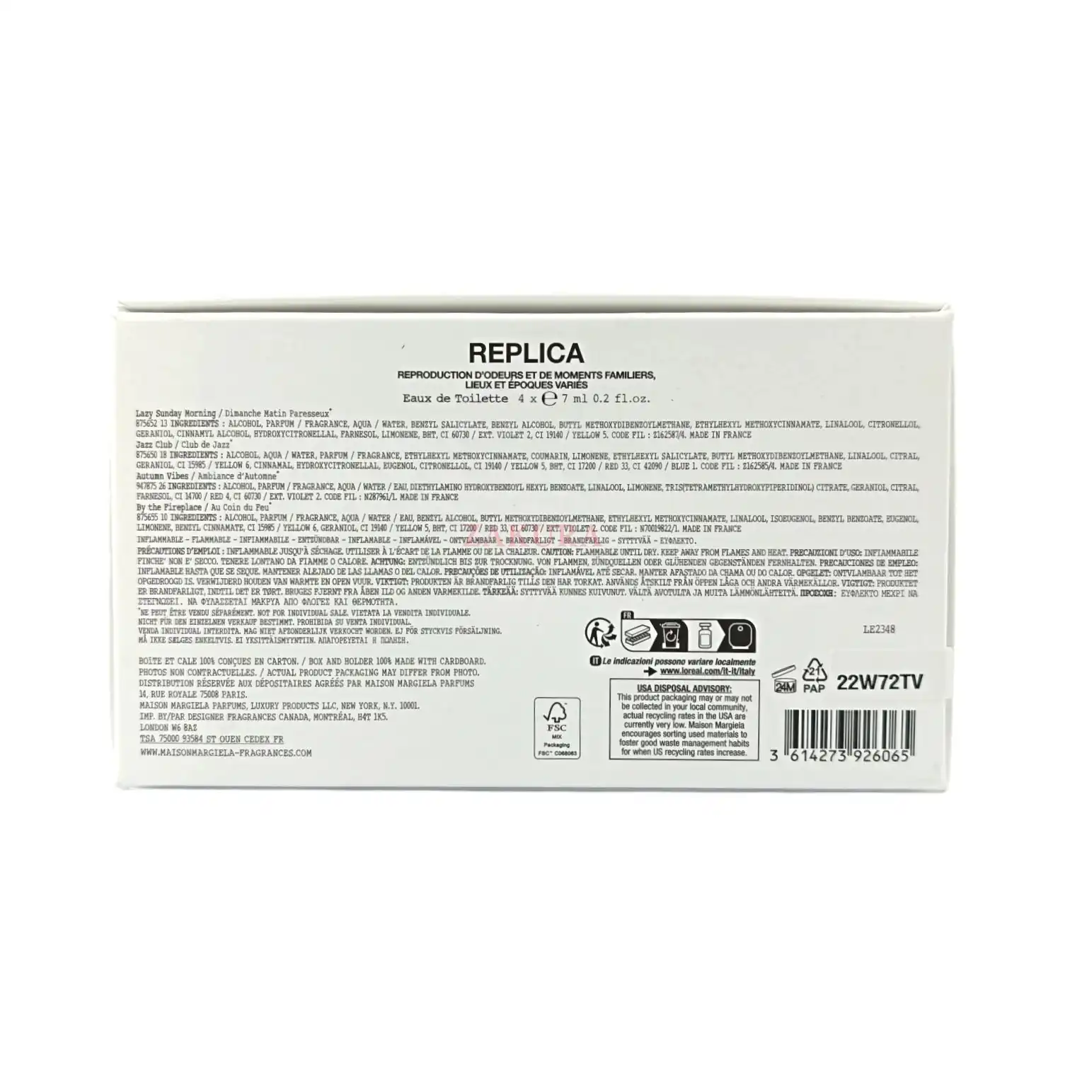 Hình 3 - Set Nước Hoa Maison Margiela Replica Miniature Set 4pcs 4 x 7ml