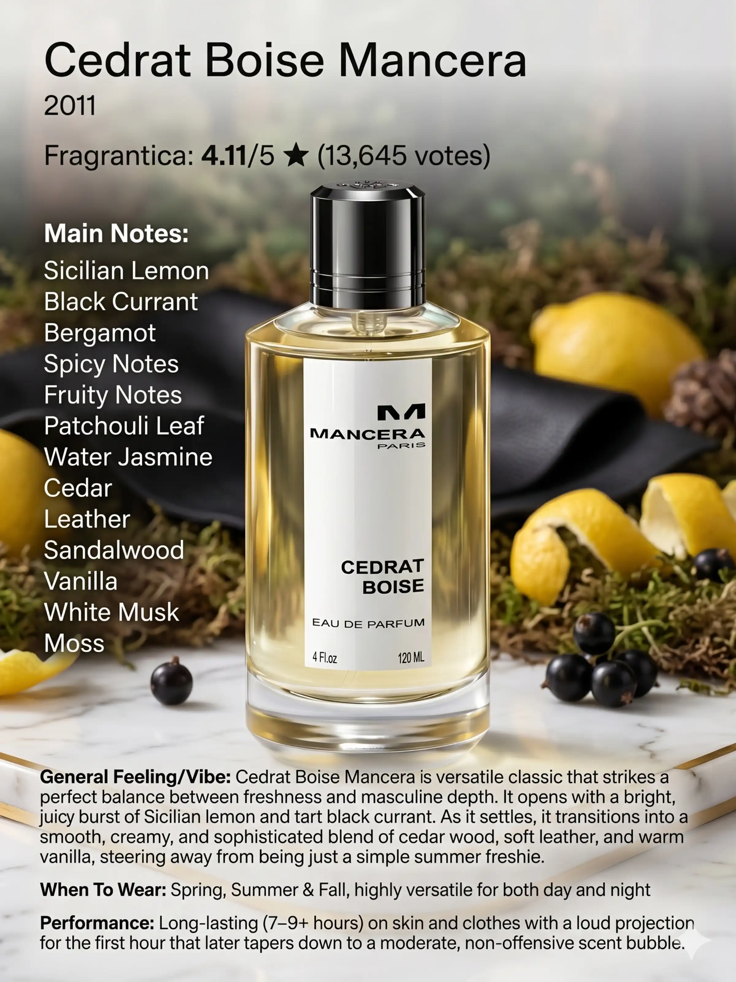 Hình 6 - Mancera Cedrat Boise EDP 120ml