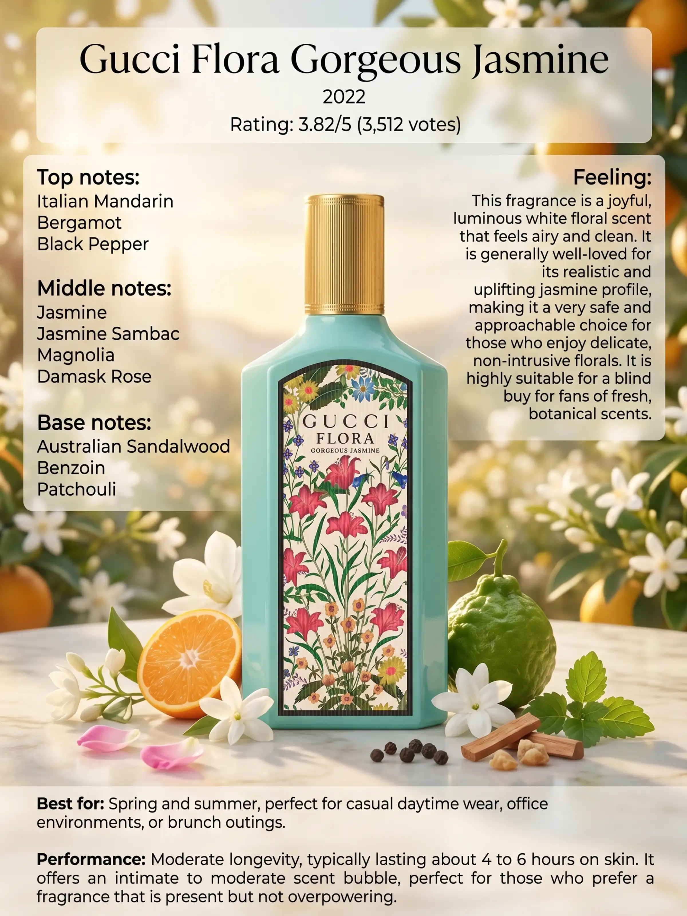 Hình 10 - Gucci Flora Gorgeous Jasmine EDP 100ml